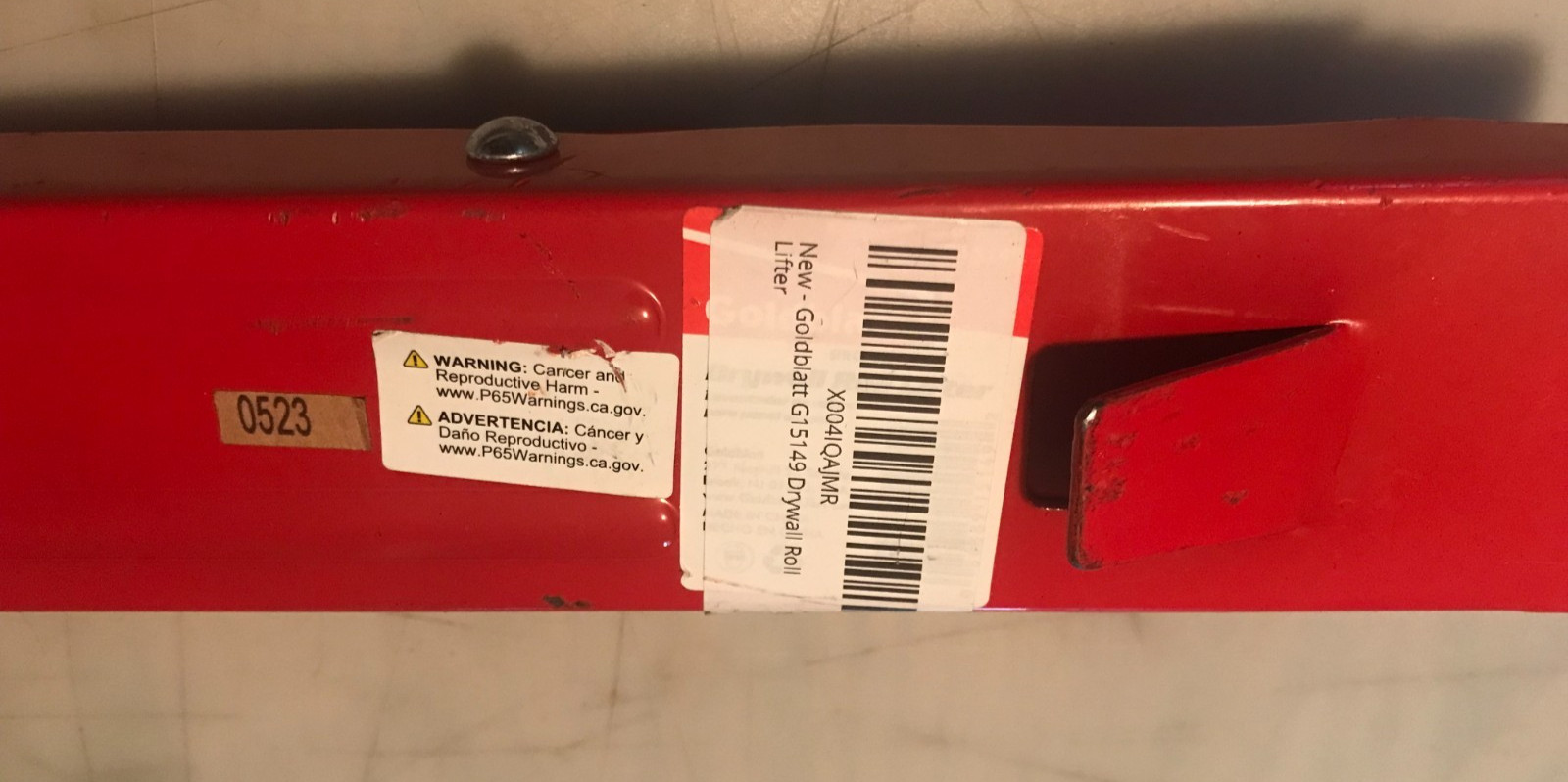 Goldblatt G15149 Drywall Roll Lifter