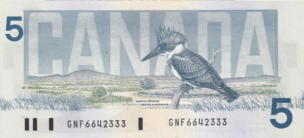 Canada 5 Dollars 1986 P 95 UNC