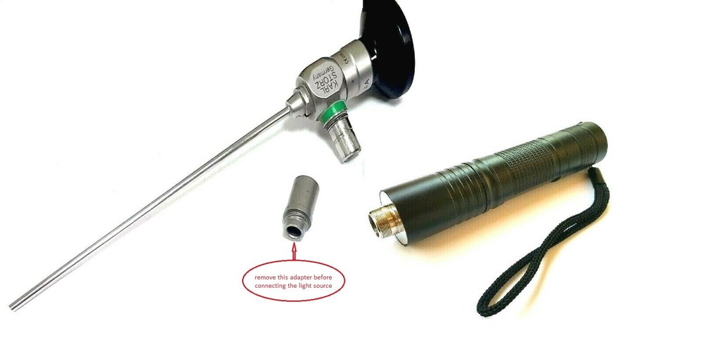 Portable LED light Source Compatible with OLYMPUS/STORZ Endoscope/light cable.L4