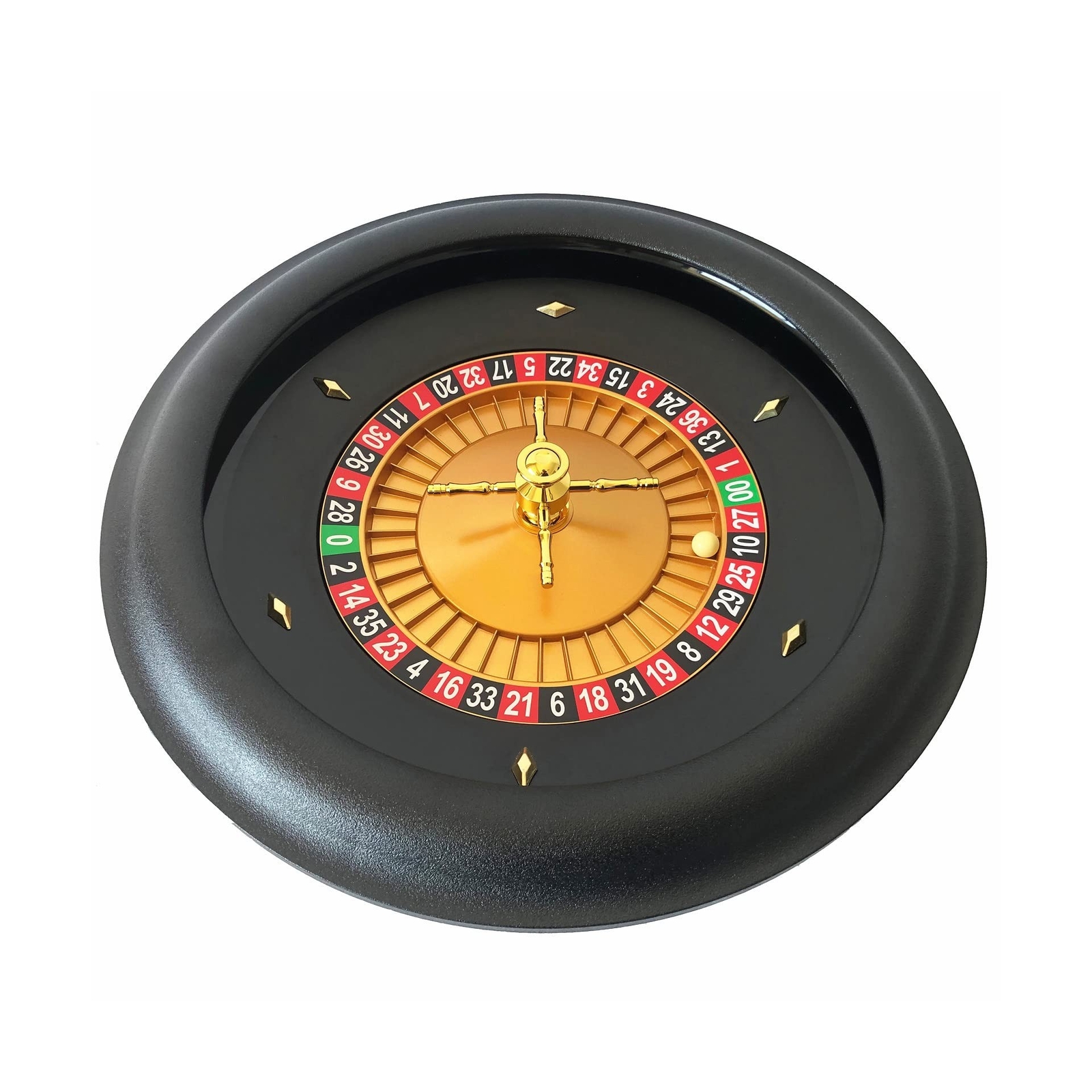 Yuanhe Deluxe Roulette Wheel Set - 18" Casino Grade Roulette Game Set with 2 ...