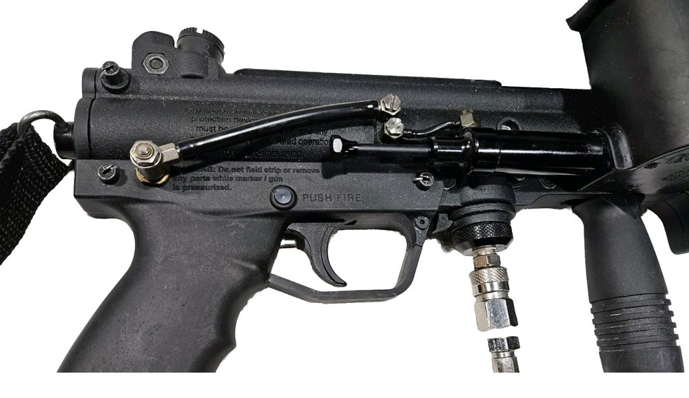 Tippmann A5 Max Flo RT Reactive Trigger Paintball Gun With Remote And Sling