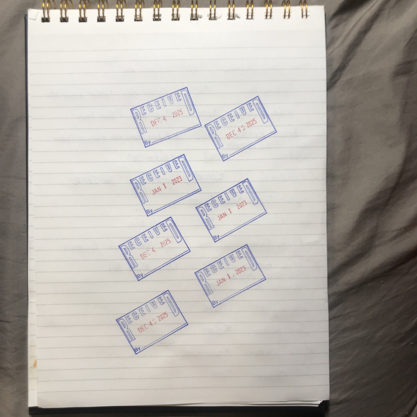 Used 2000 Plus Classic Line Premium Self Inker Date Stamp Black /open Box