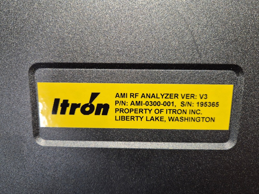 ITRON AMI RF Analyzer Version V3 P/N AMI-0300-001