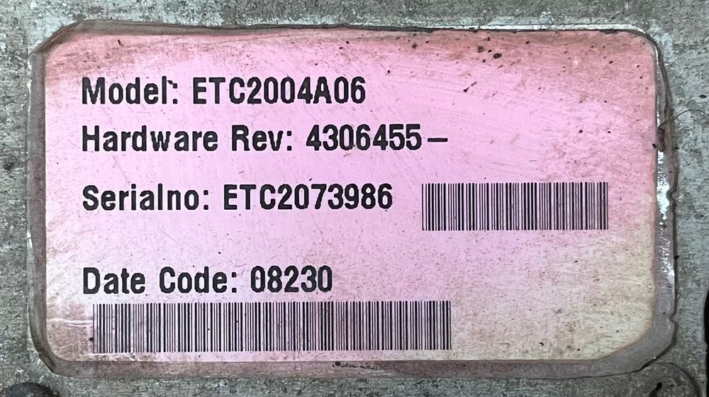 EATON FULLER Transmission Control Module Model: ETC2004A06