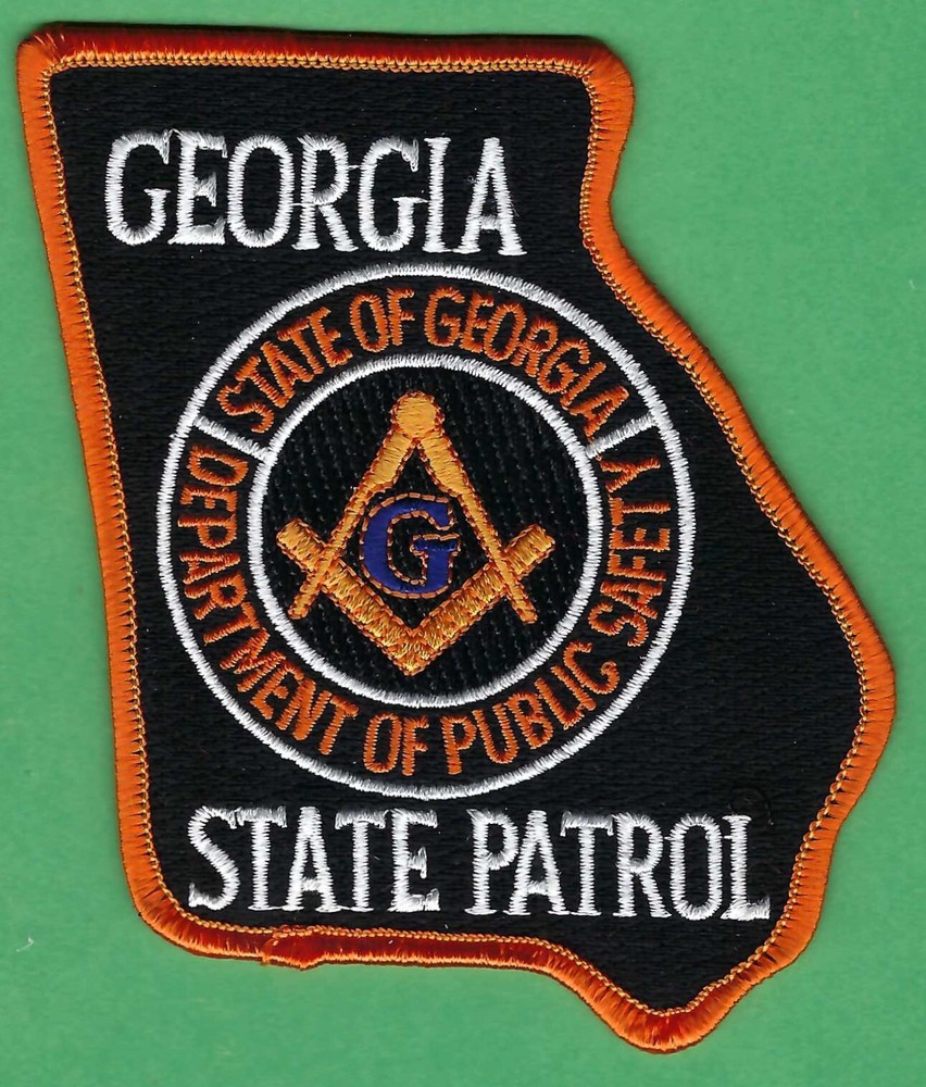 GEORGIA STATE PATROL MASONIC LODGE PATCH