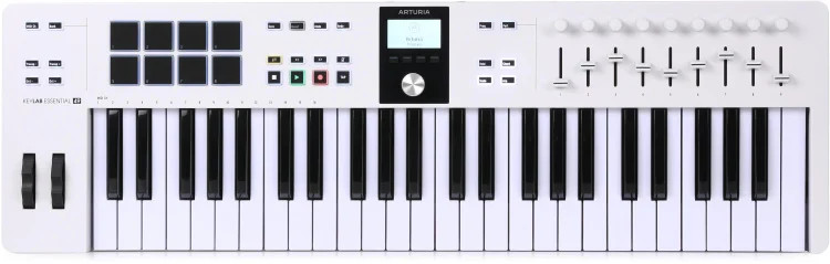 Arturia KeyLab Essential mk3 49-key Keyboard Controller - White