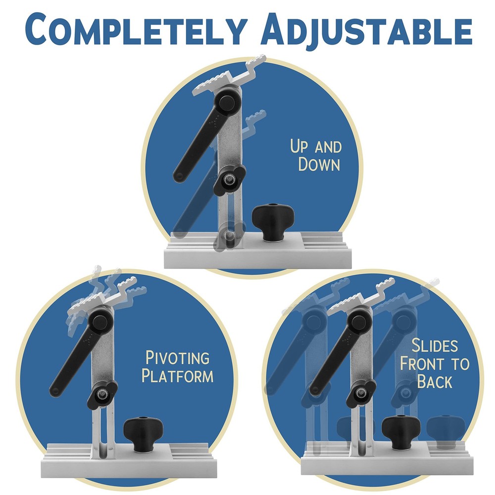 Adjustable Replacement Tool Rest Sharpening Jig for 6 inch or 8 inch Bench Gr...