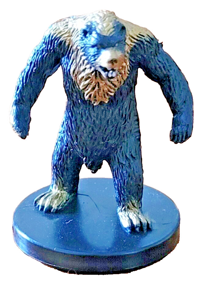 Celestial Black Bear - Aberrations  # 3 C - D&D Miniatures - Includes stat card.