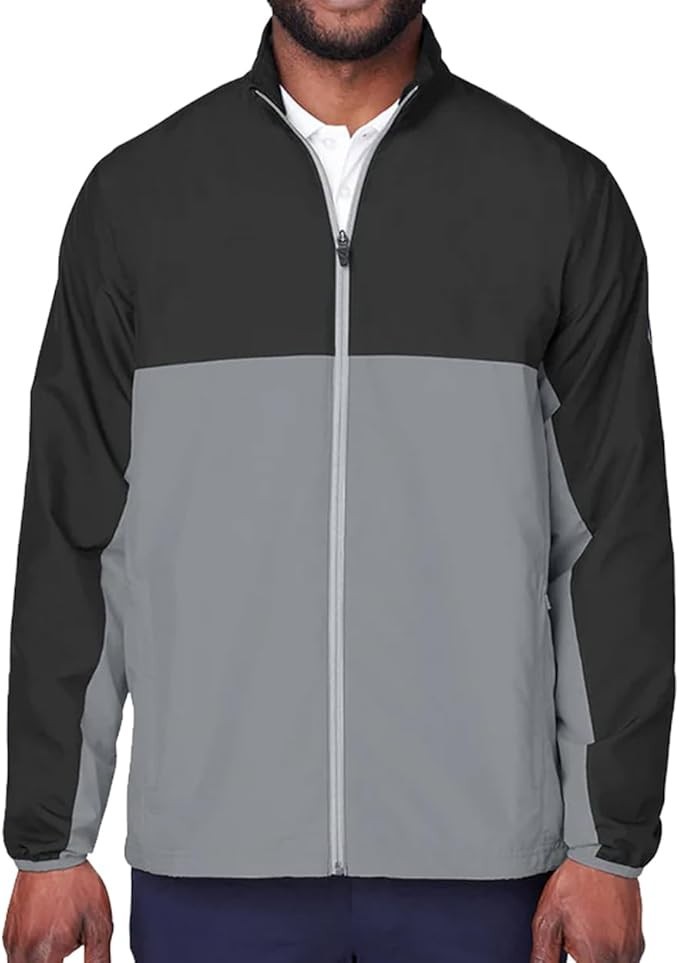 Puma Men's First Mile Golf UPF 50+ Wind Jacket Black Grey NEW $100 XL