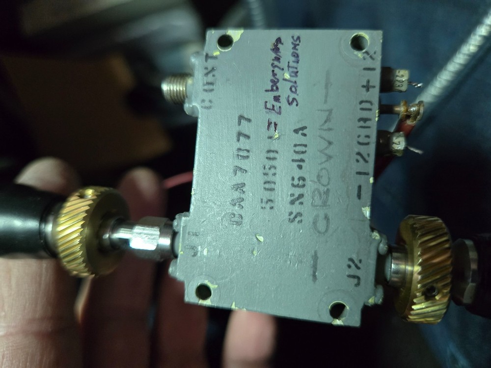 1 pc Emberguard Solutions) CAA7077 pin diode Switch 1-18 GHz Tested, see plot