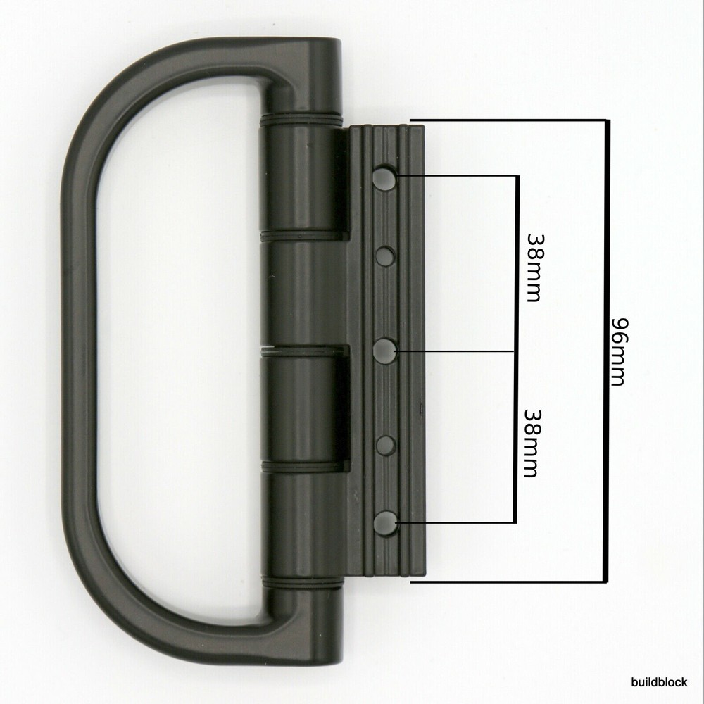 Bifold Door Handles Pull hinge patio smart aluminium folding black