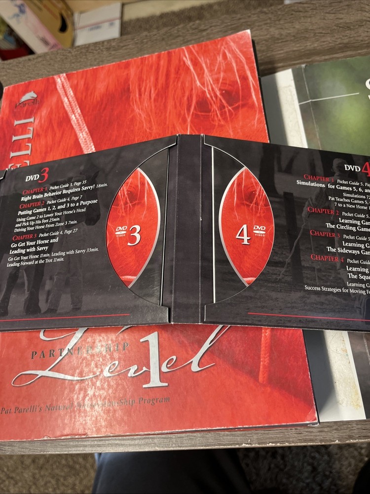 Parelli Partnership Level 1 Training Natural Horsemanship Program Set. Read.