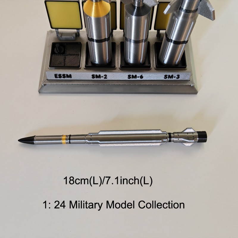 1:24 USN Full Set Standard Missile Military Model ESSM SM-2 SM-3 SM-6 3D Printed
