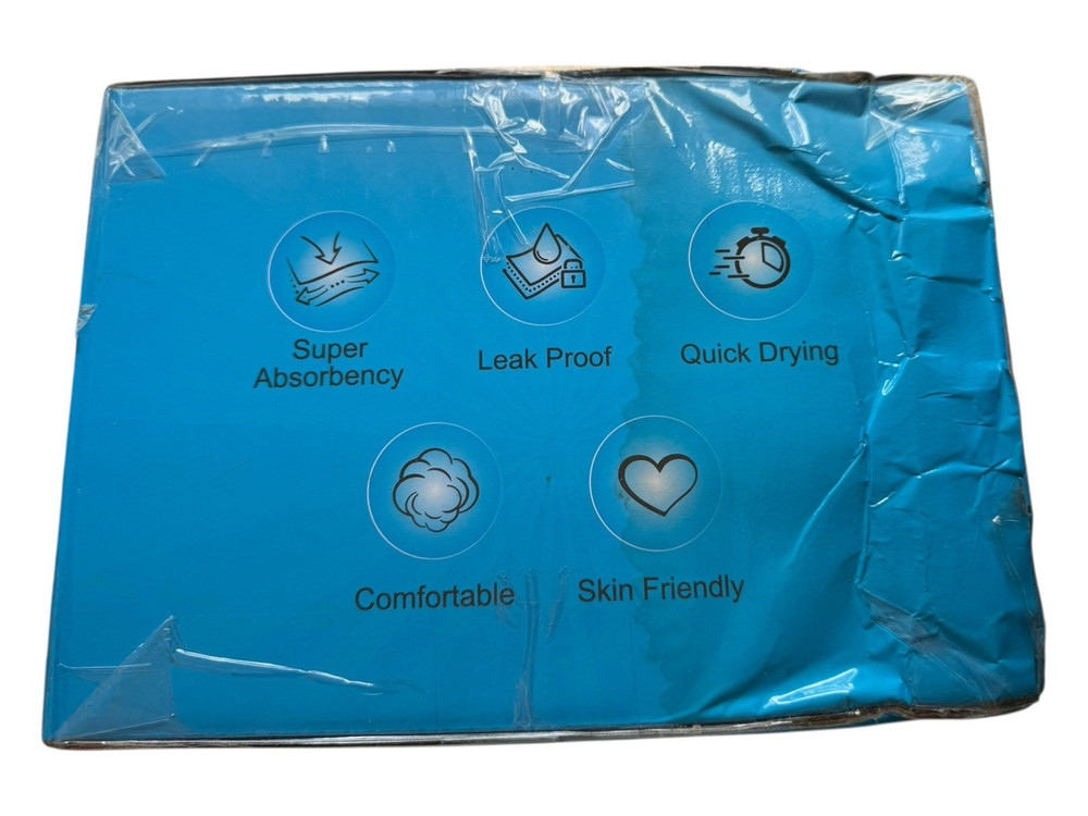 Wowflash 100 Count 22” x 22” Super Absorbency Disposable Underpads