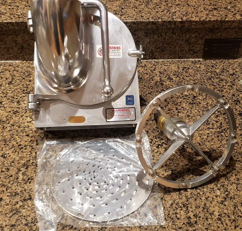 Grater Shredder pelican Head #12 drive for Hobart Mixer INCLUDES cheese disc