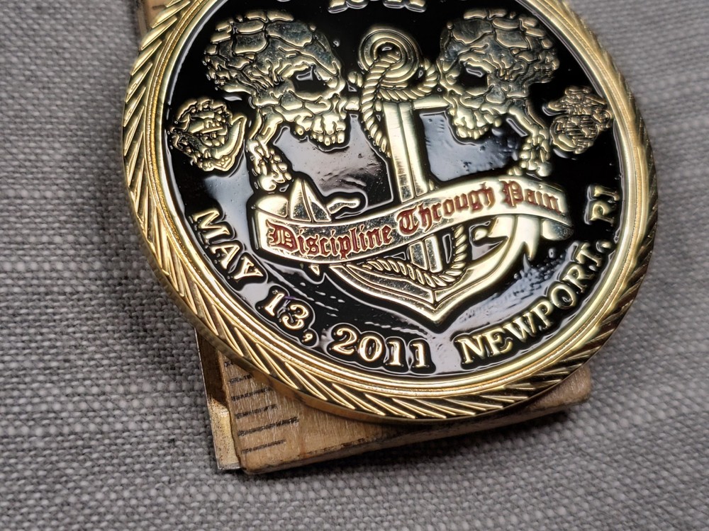 US Navy OCS Class 10-11 2011 Challenge Coin Challenge Token C7