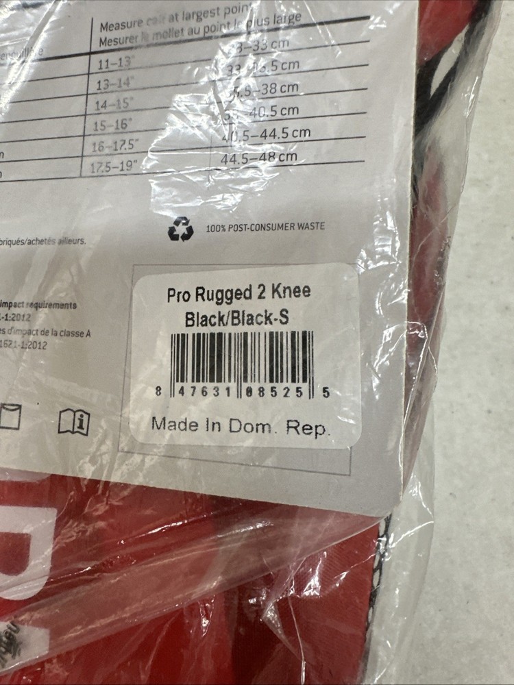 G-Form Pro-Rugged 2 Knee Guards Black - New