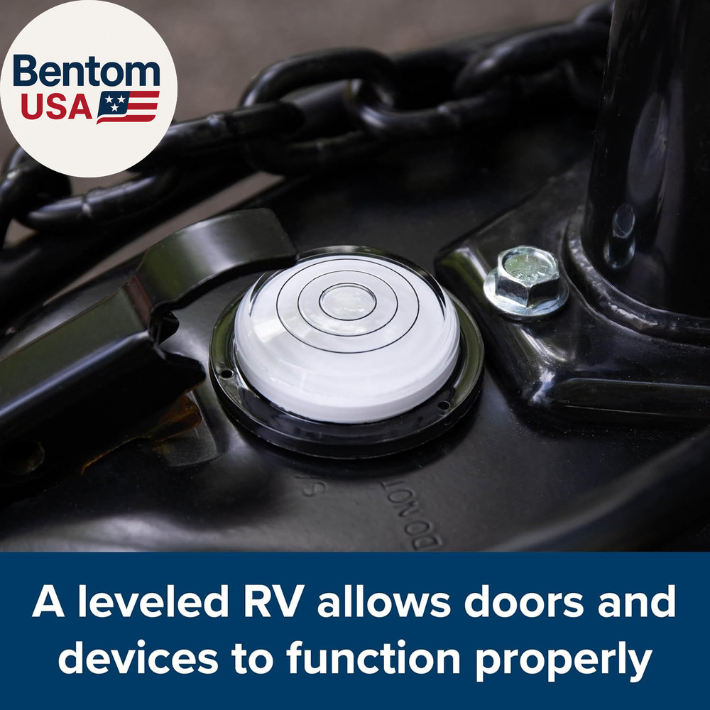 Camper/Rv Level - Features Bullseye Bubble Level Design for Fast Settling - Read