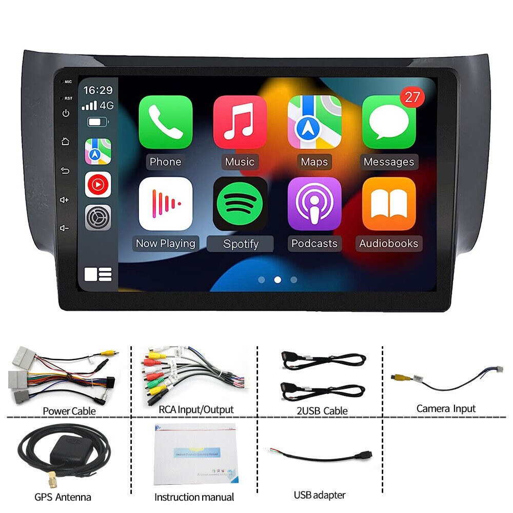 Apple Carplay For Nissan Sentra 2016-2019 Android 15.0 Car Stereo Radio GPS Navi