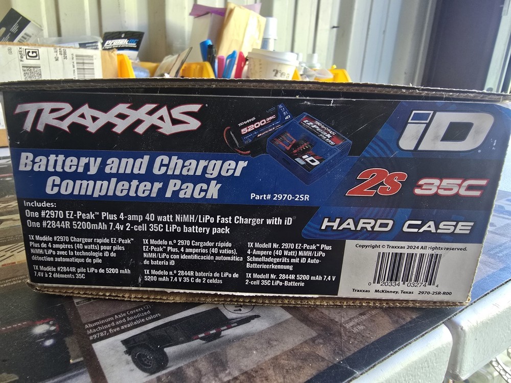 Traxxas 2s Battery And Charger Combo! (Hardcase)