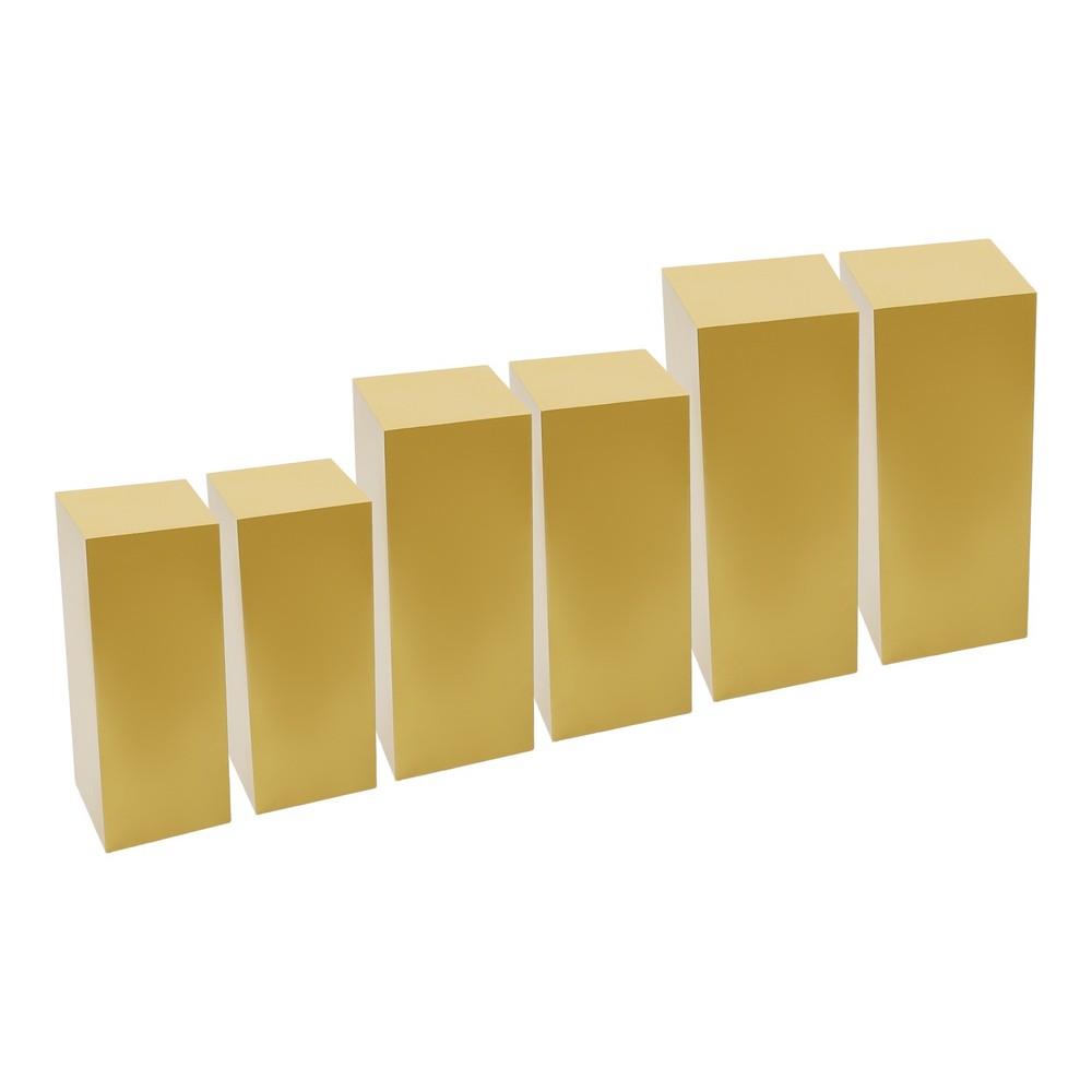 6Pcs Display Pedestal Stands Multi-function Showing Pillars for Birthday Wedding