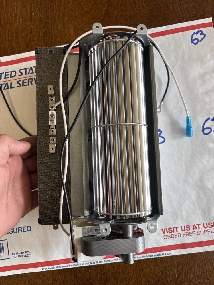 Replacement Stove/Fireplace Blower Kit Model (E327392)