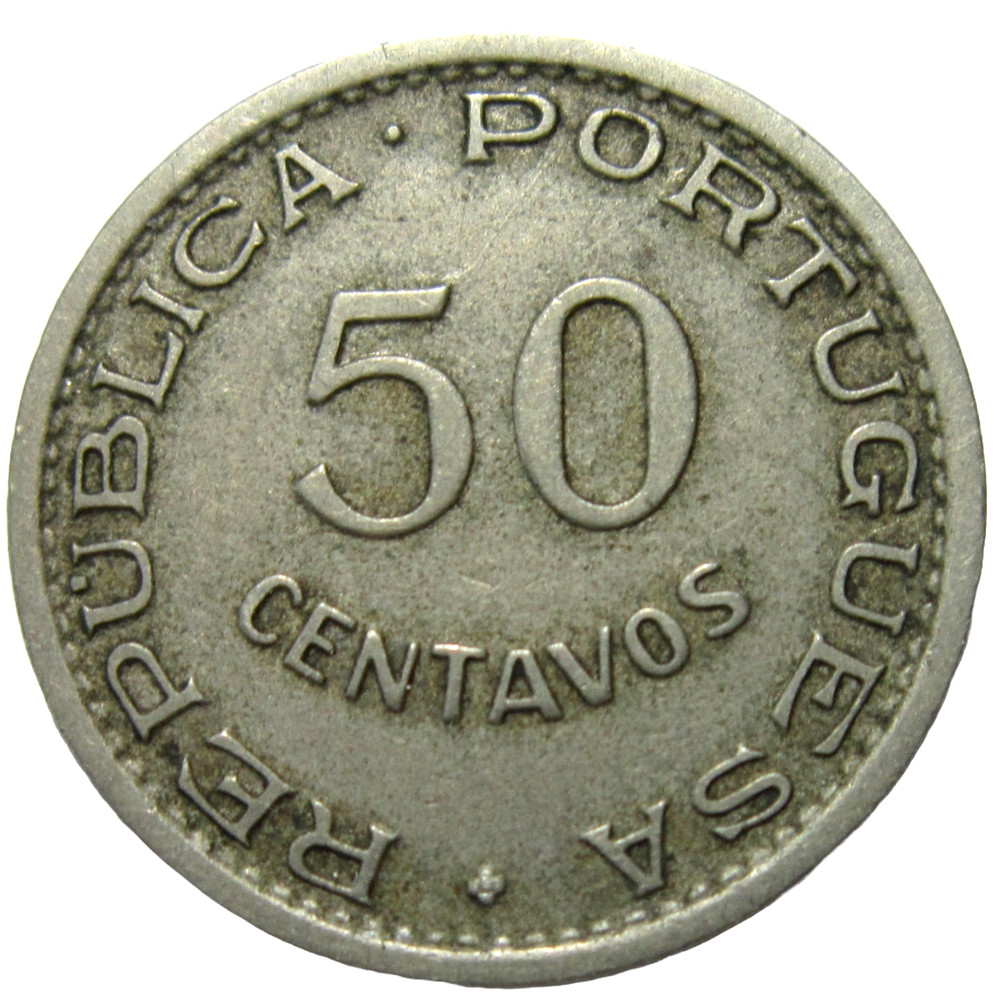 MOZAMBIQUE. 50 CENTAVOS, 1950.