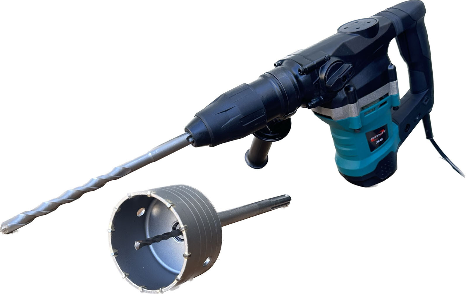 1600W SDS Max Rotary Hammer Drill Chipping Hammers Chisels & Concrete Hole Saw