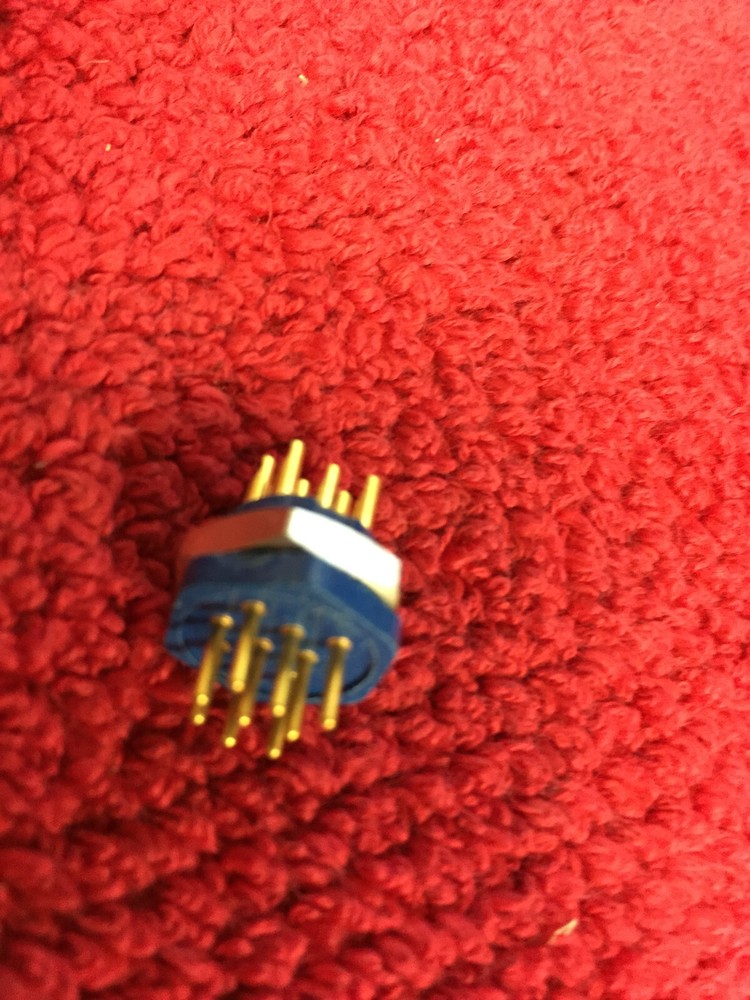 126-014 9 pin  HEX PANEL CONNECTOR AMPHENOL WPI NEW