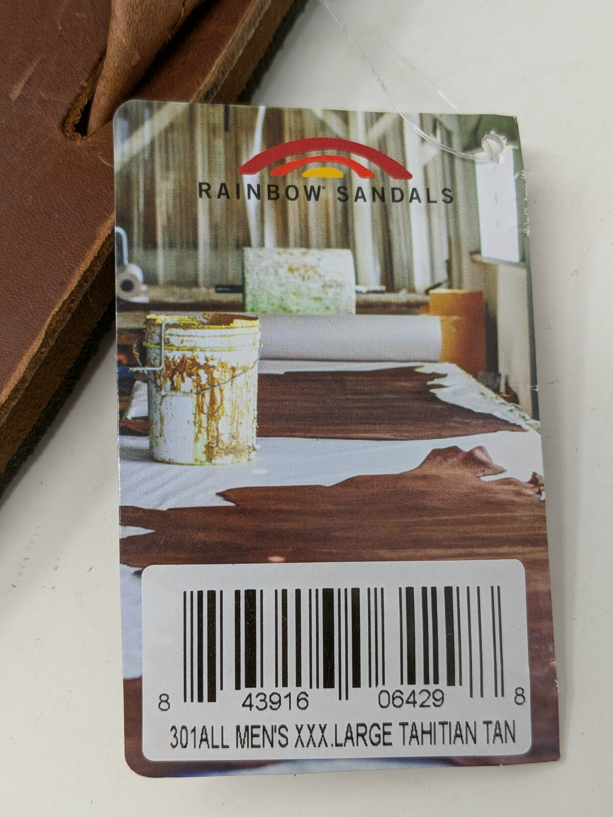 Rainbow Sandals Tahitian Tan Men's XXXL 13.5-15 301ALL - NWT