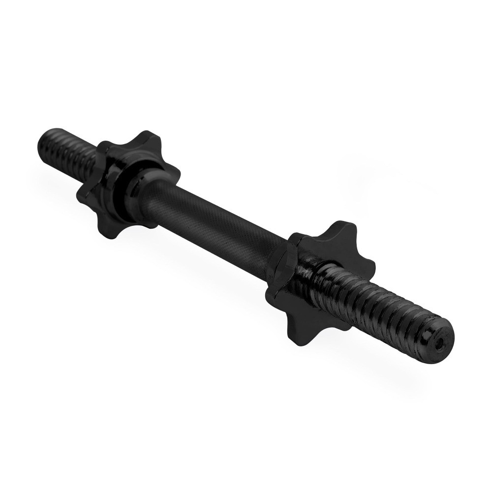 Pair of 14" Regular Threaded Dumbbell Handles, Black