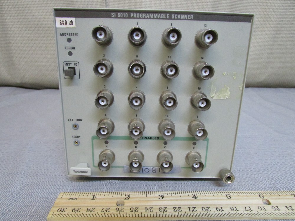 Tektronix Oscilloscope Plugin Module SI-5010 Programmable Scanner s/n B010813