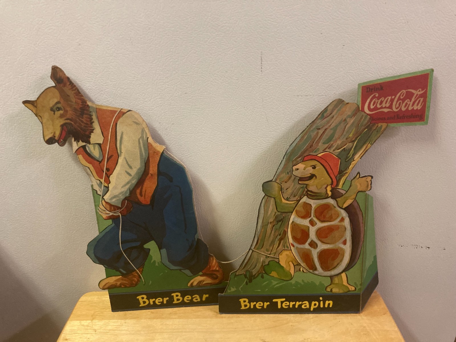 VINTAGE 1931 UNCLE REMUS & ANIMALS COCA-COLA COKE ADVERTISING - SNYDER & BLACK