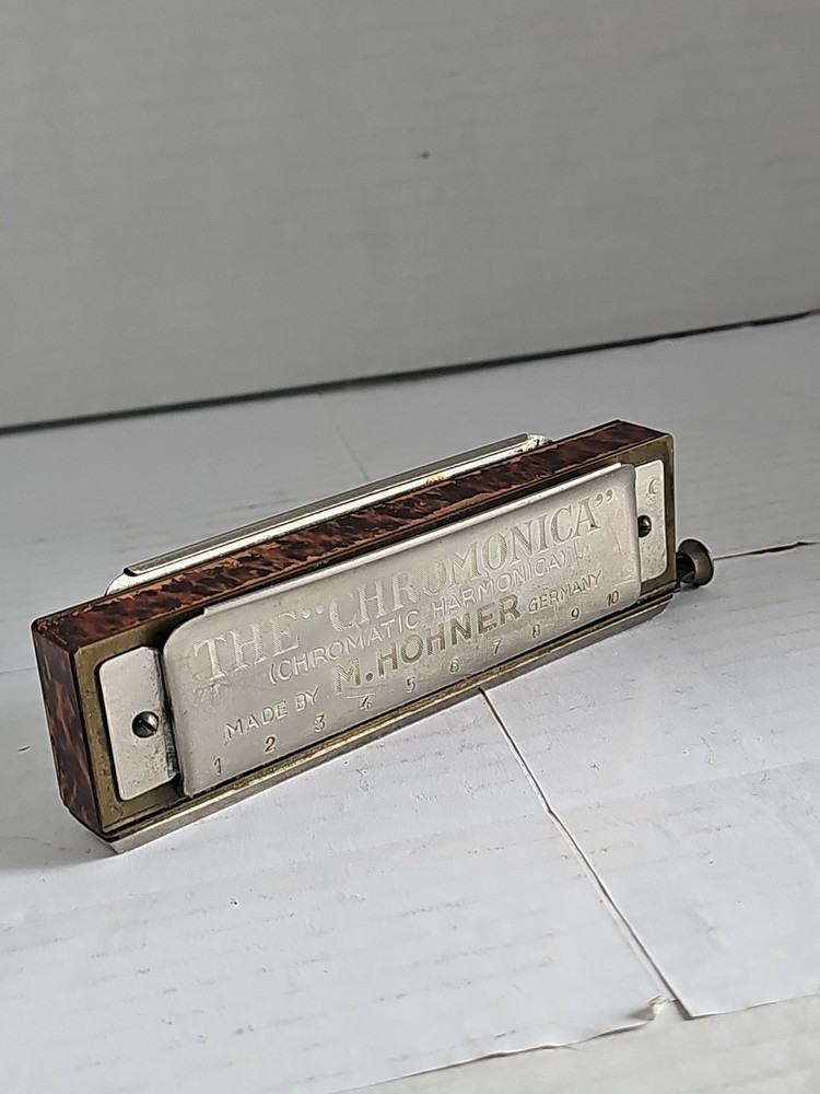 1930's Hohner Chromonica Harmonica With Echo Elite.