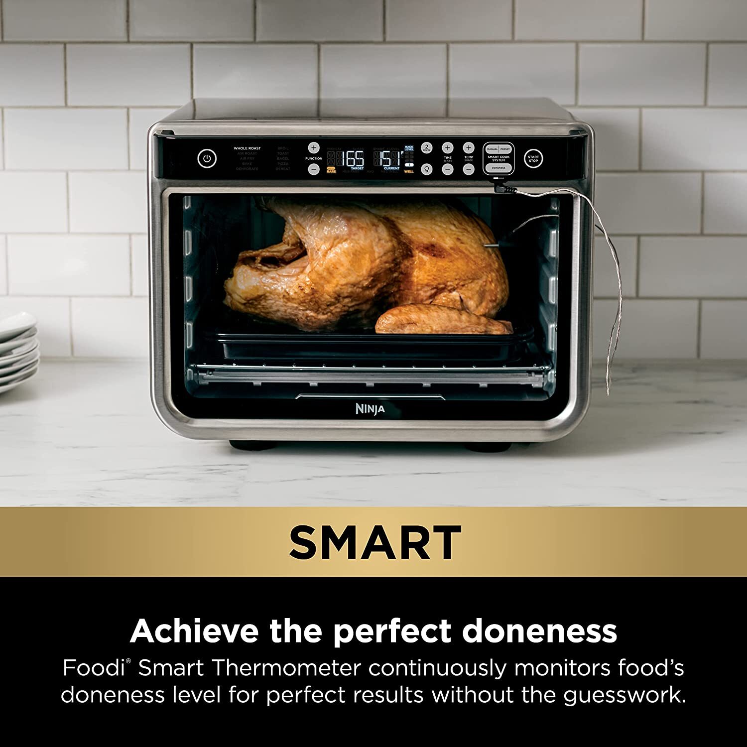 Ninja DT251 Foodi 10-in-1 Smart XL Air Fry Oven, Bake, Broil, Toast & Roast