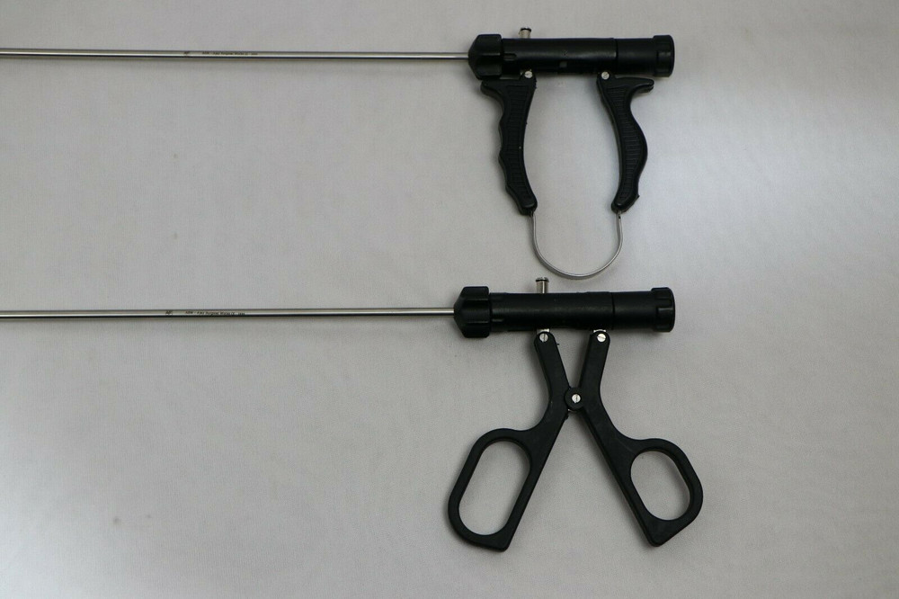 Laparoscopic Bipolar Kleppinger And Plate Type Forceps Cable Instruments 5mm