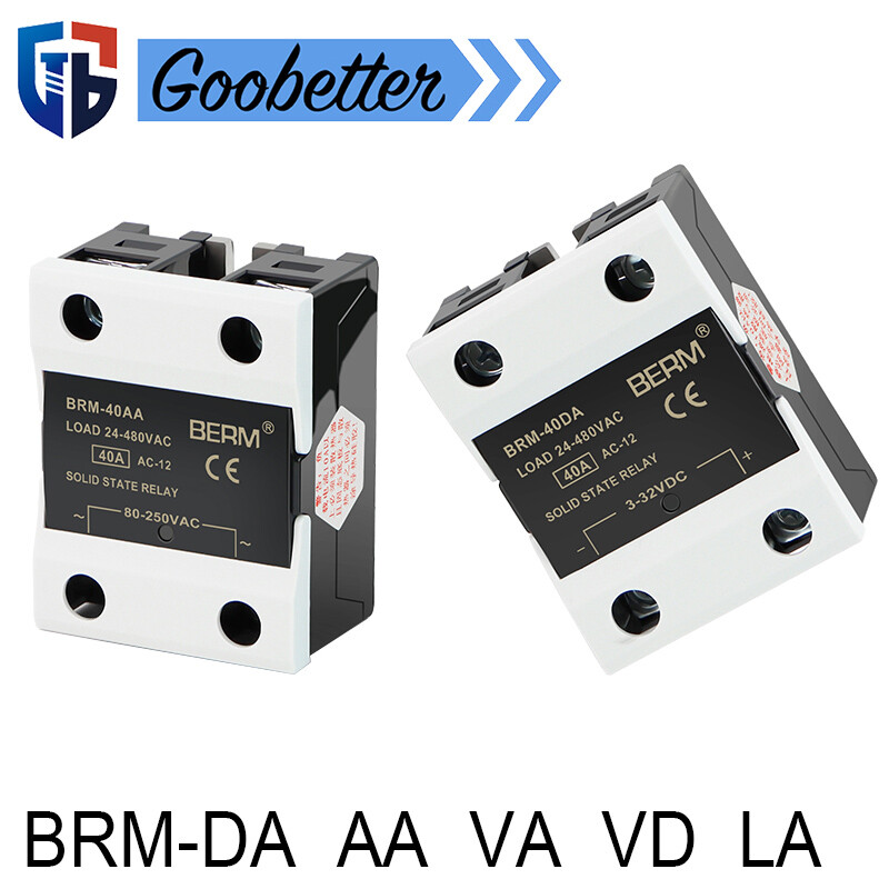 BRM-DA/AA/VA/VD/LA Single Phase Solid State Relay Module 10/25/40/60/80/100/120