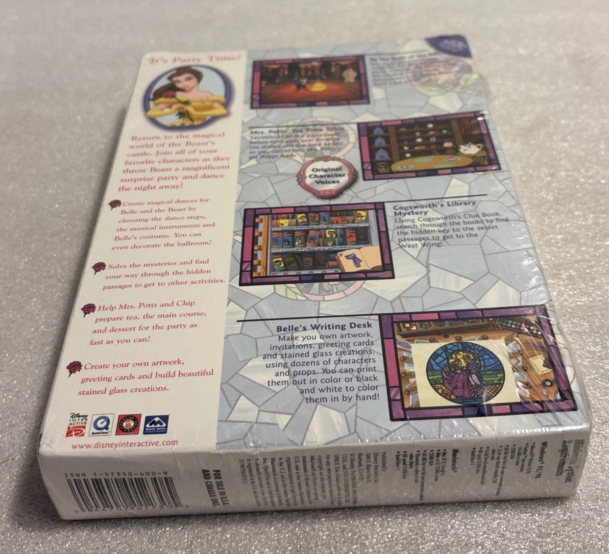 Disney's Beauty and the Beast: Magical Ballroom PC CD-Rom Windows Mac Game New