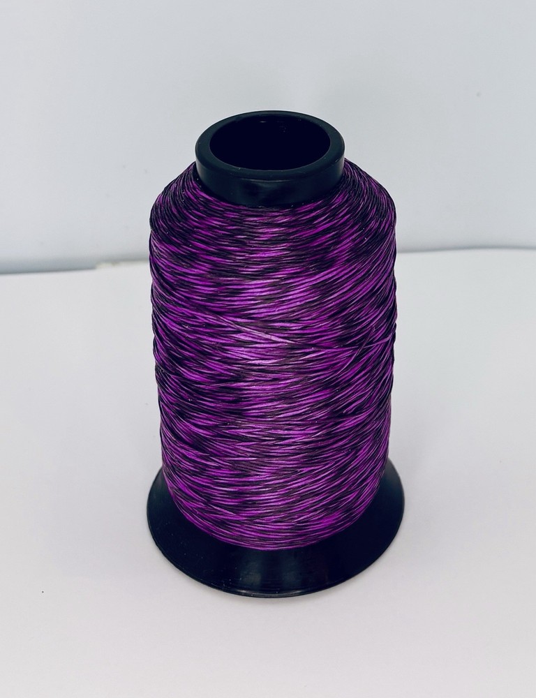 BCY 452X Bowstring Material 1/4 lb Partial spool 4 oz. Black / Black Cherry Mix