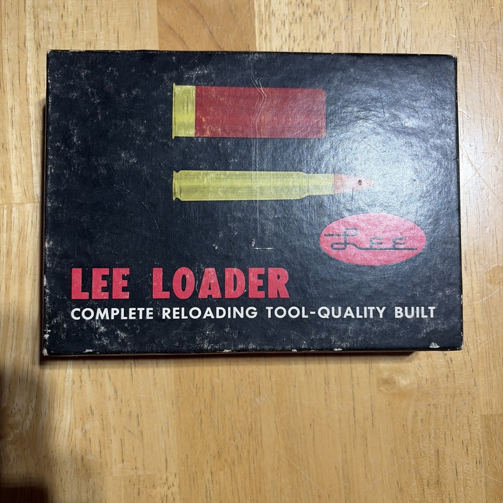 Lee Loader 7.65 Mauser Reloading Tool Factory Box w/ Charge Table, Instructions