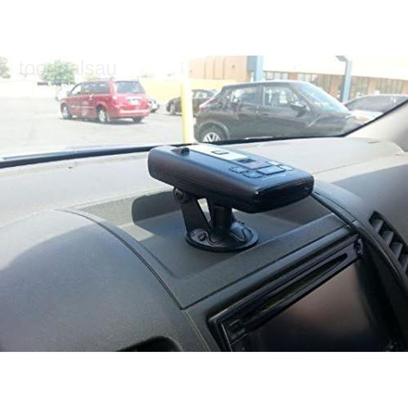 Universal Radar Detector Dashboard Windshield Suction Mount Black