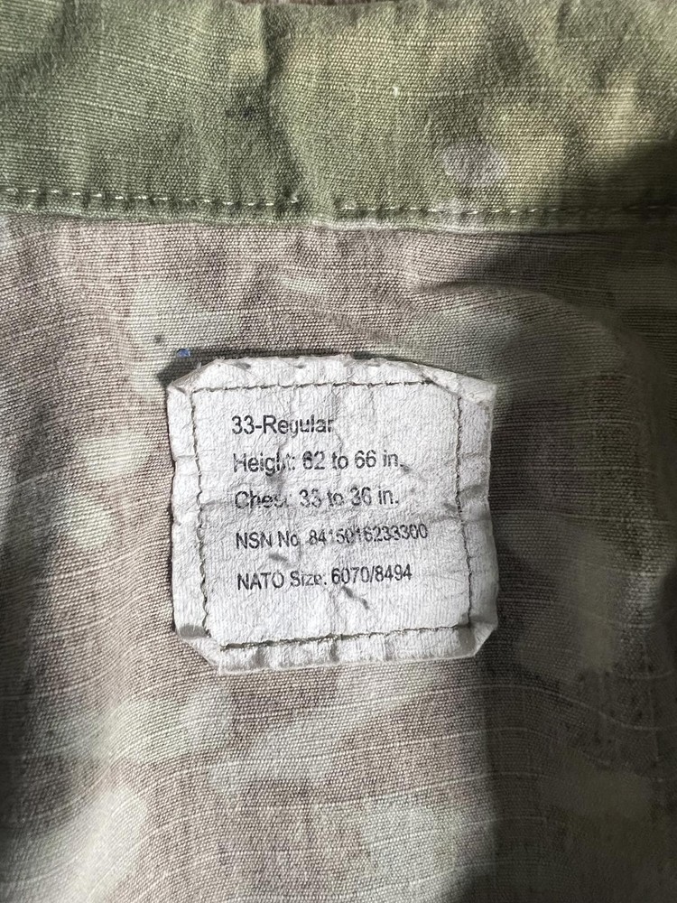 Military Camouflage Combat Jacket 33-Regular Size