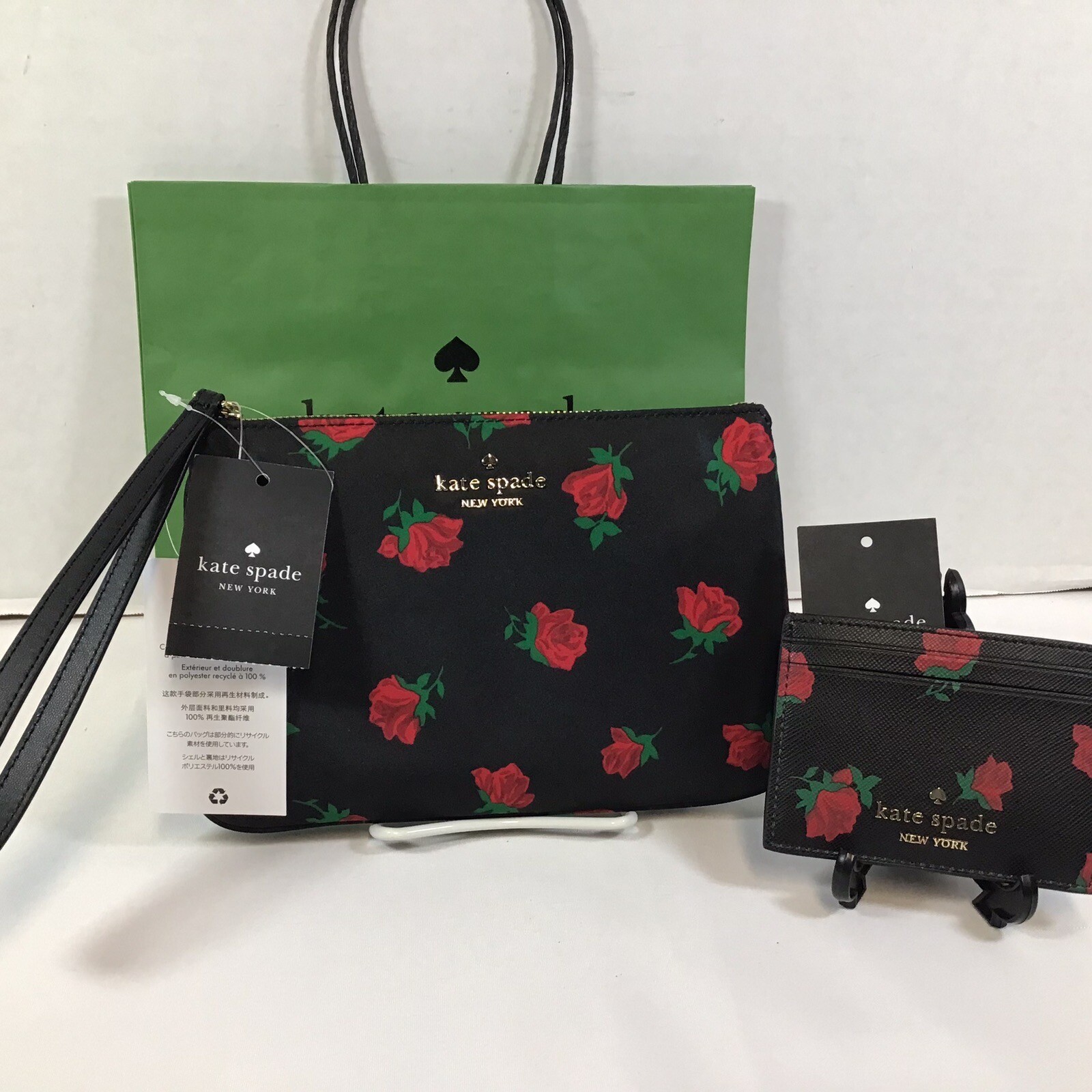 Disney X Kate Spade Chelsea Rose Toss Wristlet Pouch KE615 Card Holder KE995