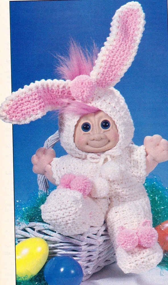 EASTER Bunny Troll/Toy/Crochet Pattern INSTRUCTIONS ONLY