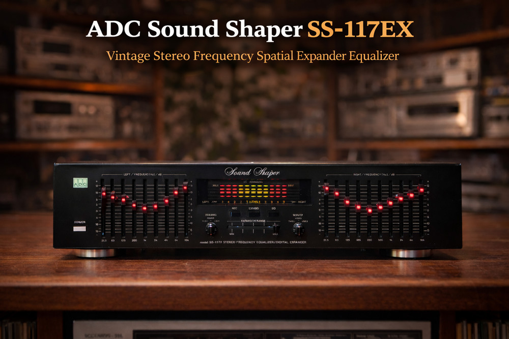 ADC SS-117EX 🌈RaRe🌈 Vintage Stereo Frequency Spatial Expander Equalizer