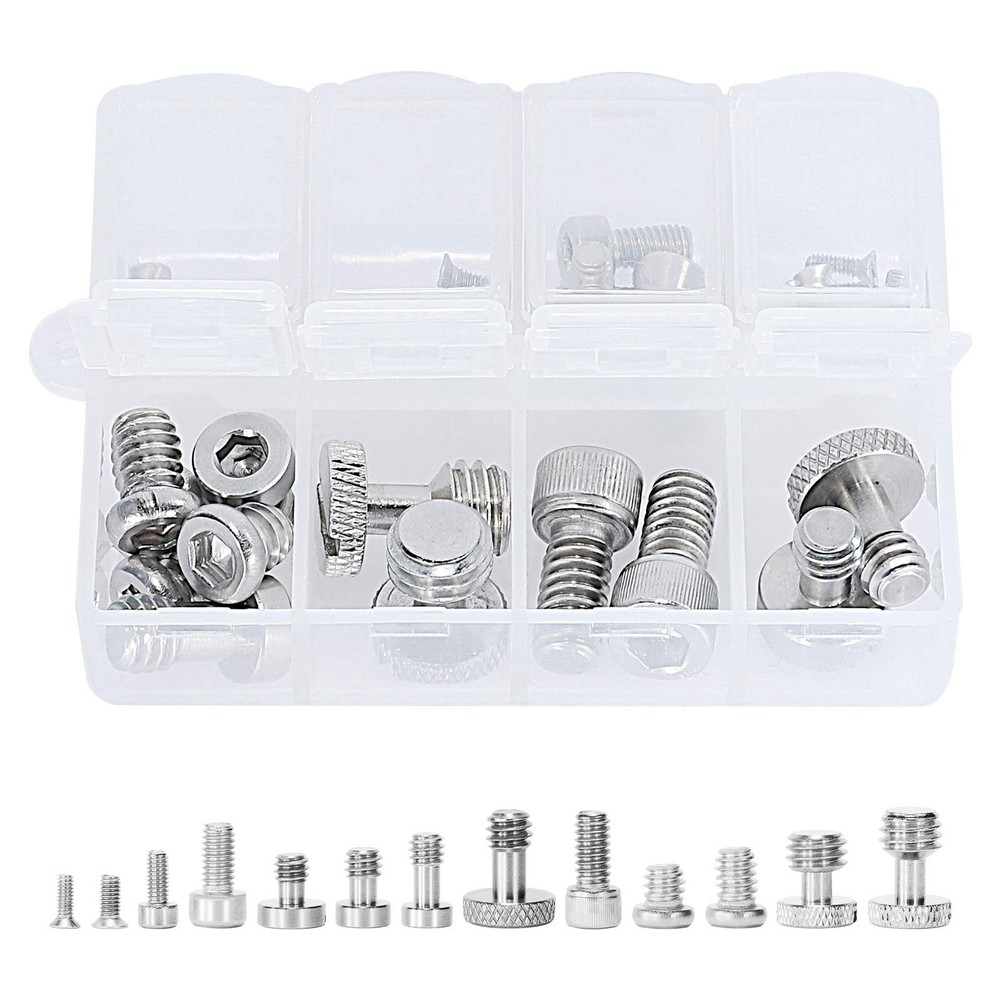 SmallRig Camera Screw Set,26 Pcs Set for Small, Silver
