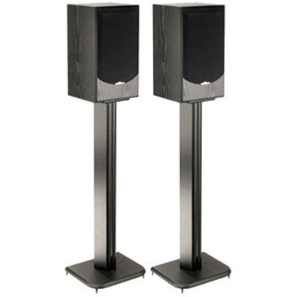 Sanus Basic Foundations III Speaker Stands - 31-Inch, Black, Pair