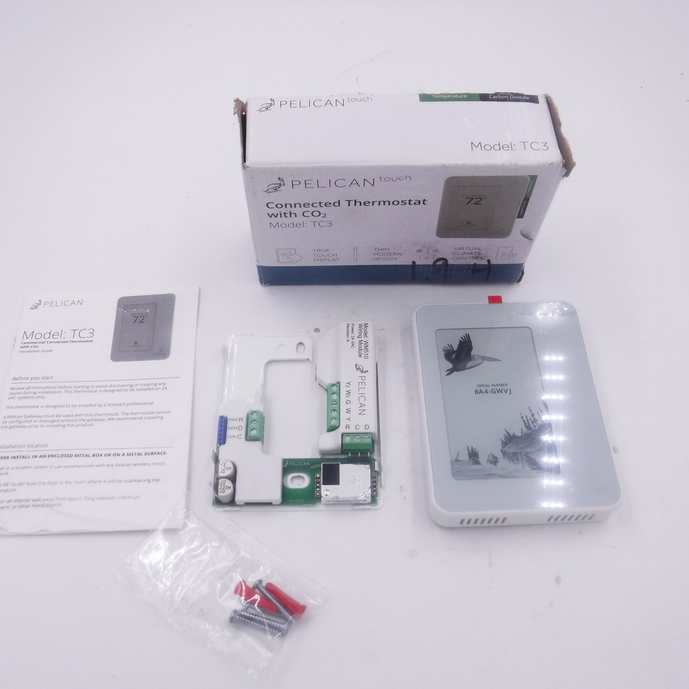 Pelican TC3 Wireless Connected Thermostat with CO2 Sensor