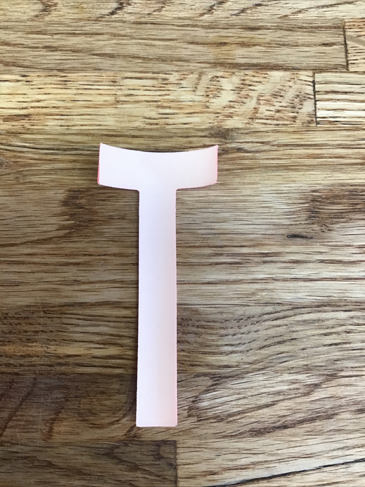 Firefighter / EMT Turnout Coat Reflective Iron-On Letter “T” Orange/Red D-6