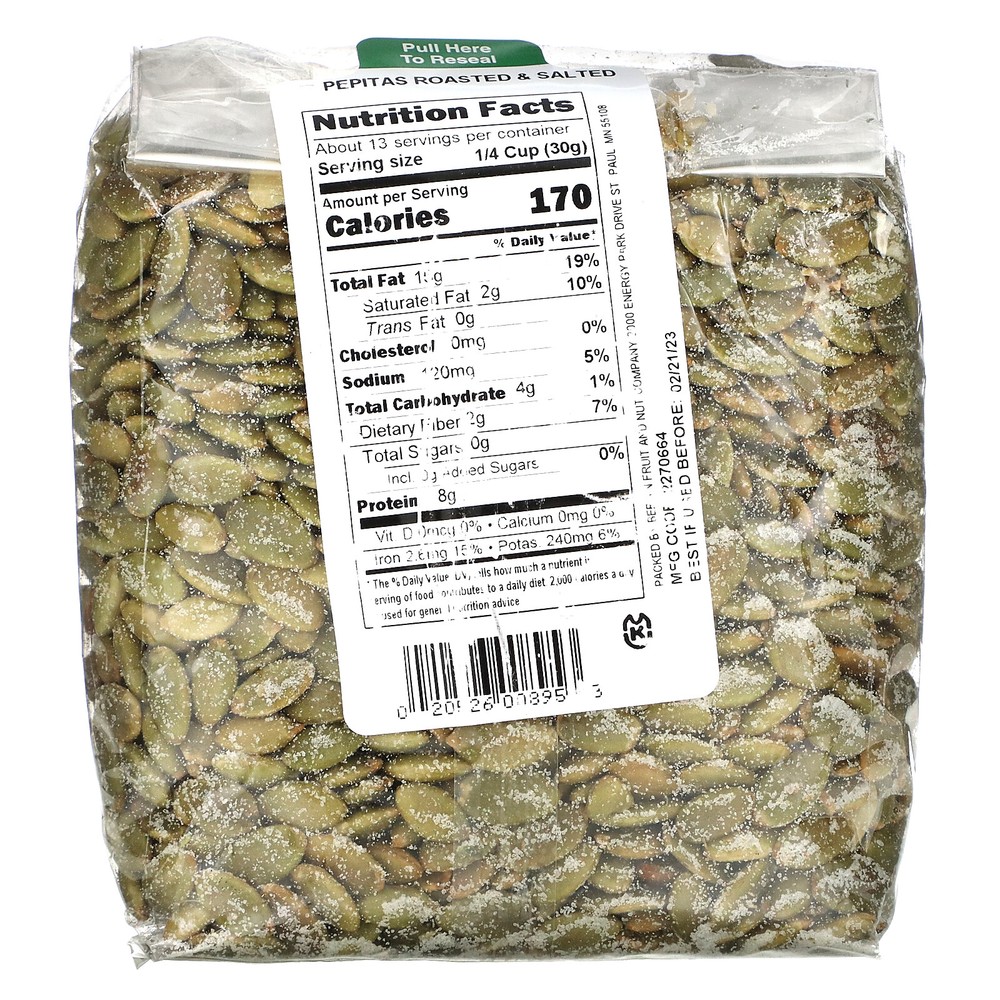 Pepitas Roasted & Salted, 14 oz (397 g)